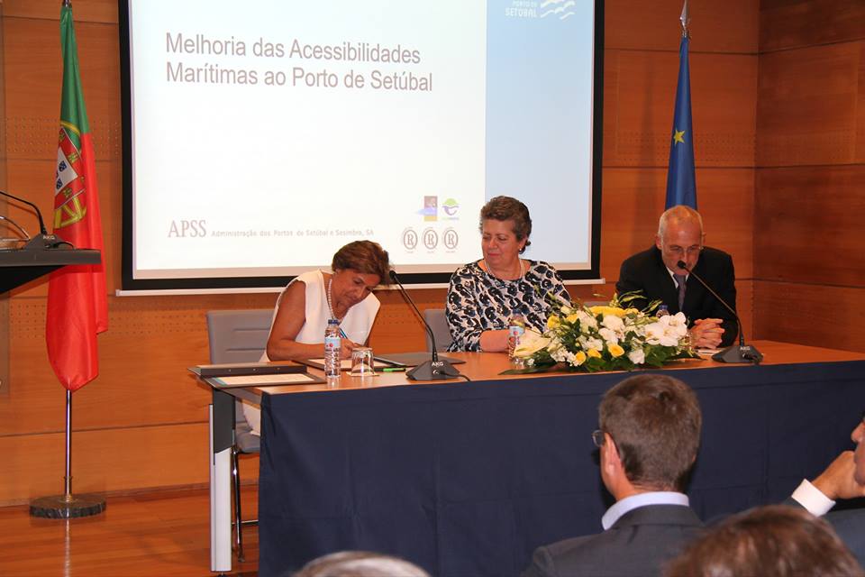 Consignação da empreitada de melhoria das acessibilidades marítimas ao Porto de Setúbal
