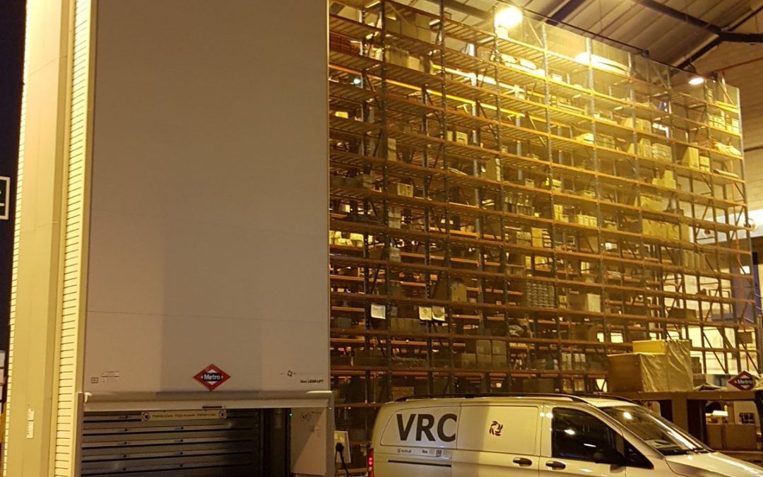 Metro Madrid instala armazém com a VRC