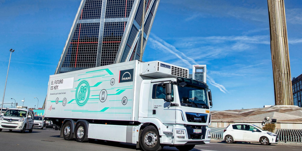 Lidl, Mazo e Mercadona testam o novo camião eléctrico em Madrid