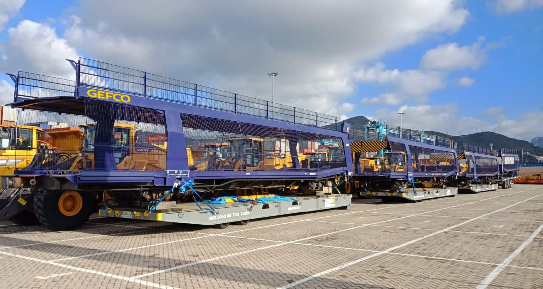 Nova fábrica do Grupo PSA em Marrocos recebe vagões ferroviários da GEFCO