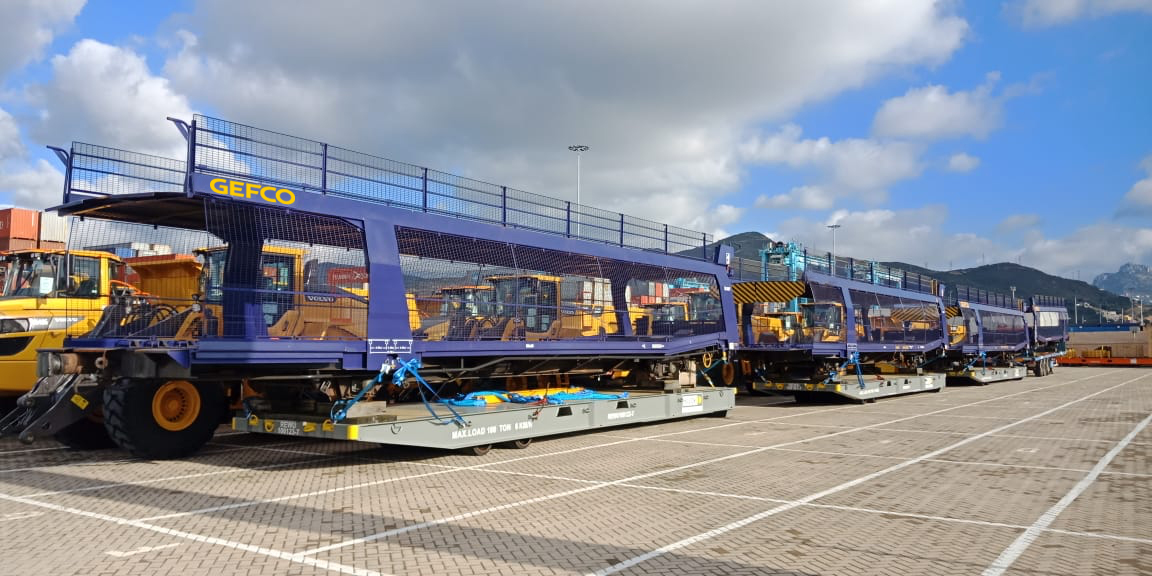 Nova fábrica do Grupo PSA em Marrocos recebe vagões ferroviários da GEFCO