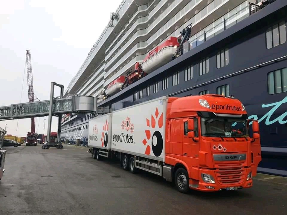 Eporifrutas abastece hortofrutícolas na viagem inaugural do MS2