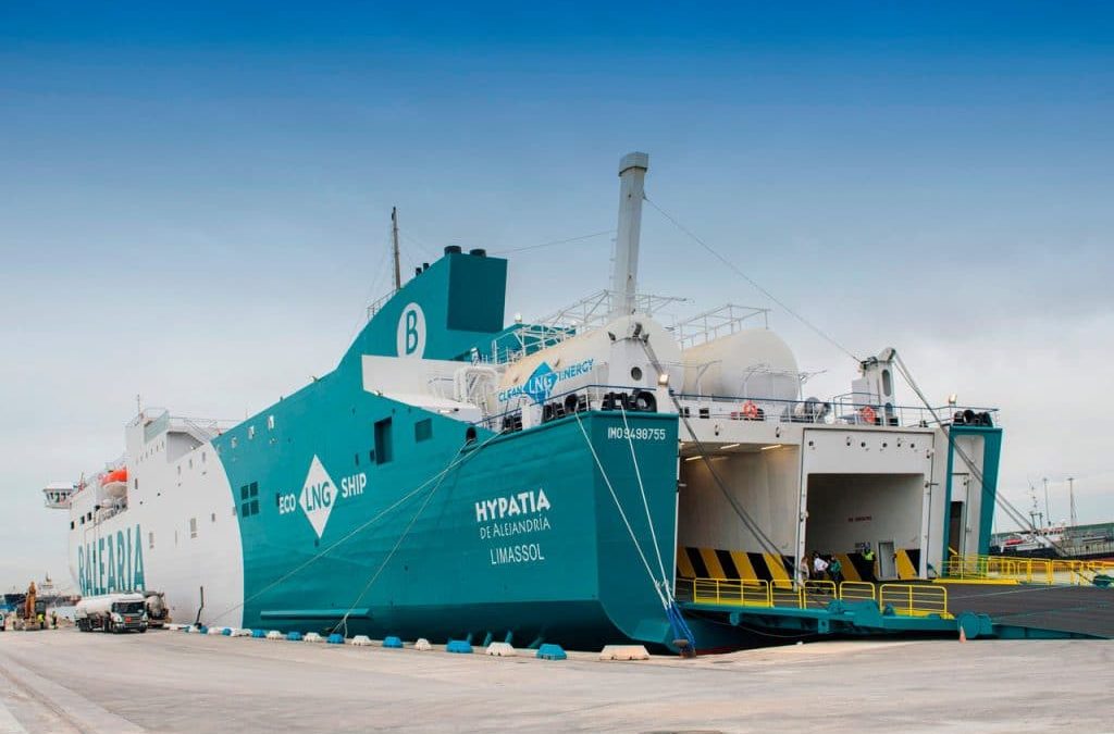 Primeiro ferry a GNL no Mediterrâneo criado pela Baleària
