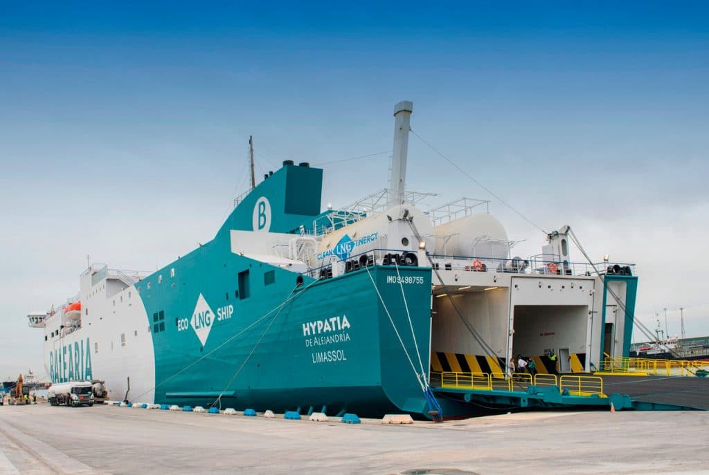 Primeiro ferry a GNL no Mediterrâneo criado pela Baleària
