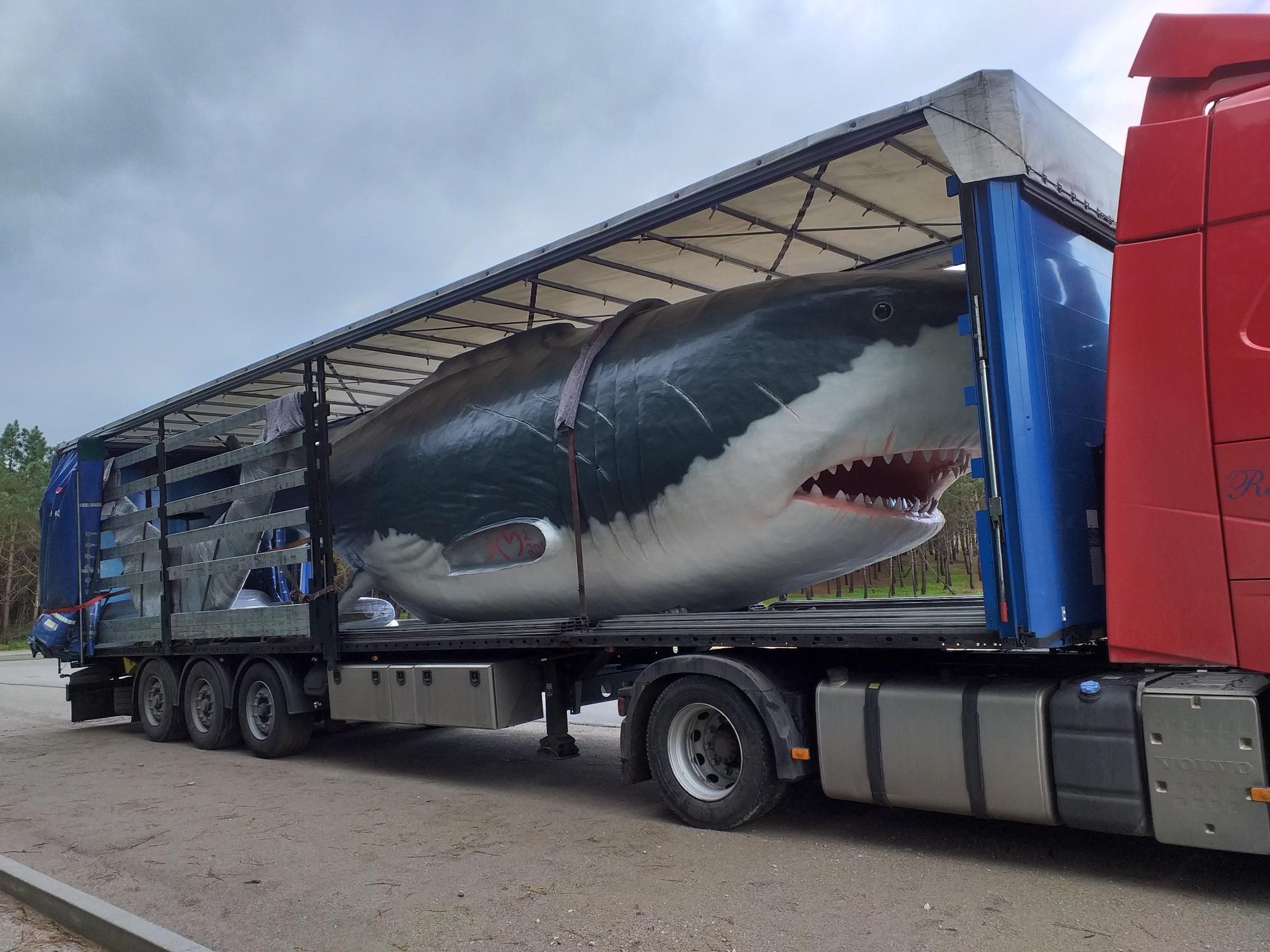 VLT Cargo transporta nova remessa de dinossauros para o Dino-parque da Lourinhã