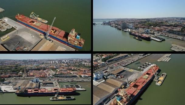 Poço do Bispo movimenta maior navio de granéis de sempre