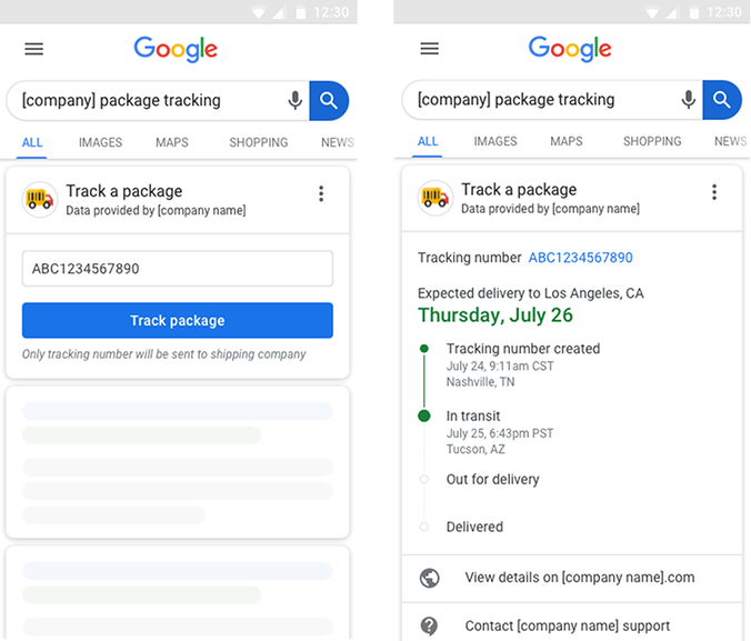 Tracking de encomendas vai chegar ao Google