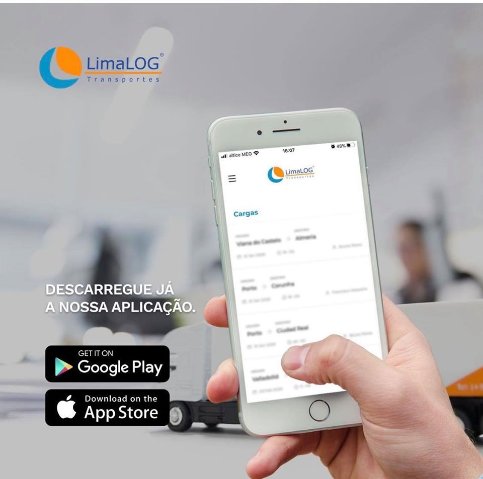 LimaLOG lança aplicação móvel de bolsa de cargas