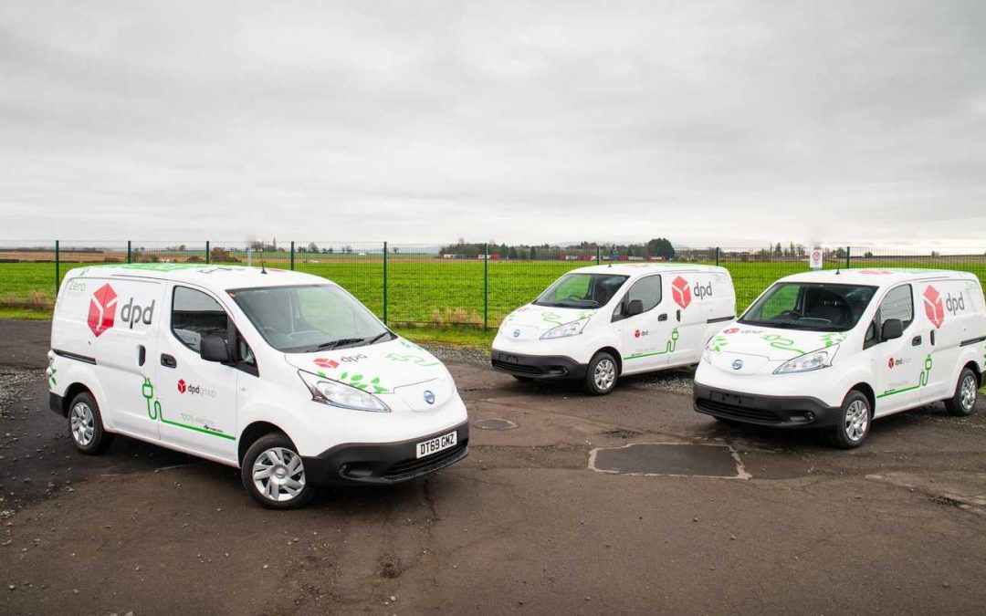 Nissan reforça frota sustentável da DPD com 300 veículos eléctricos