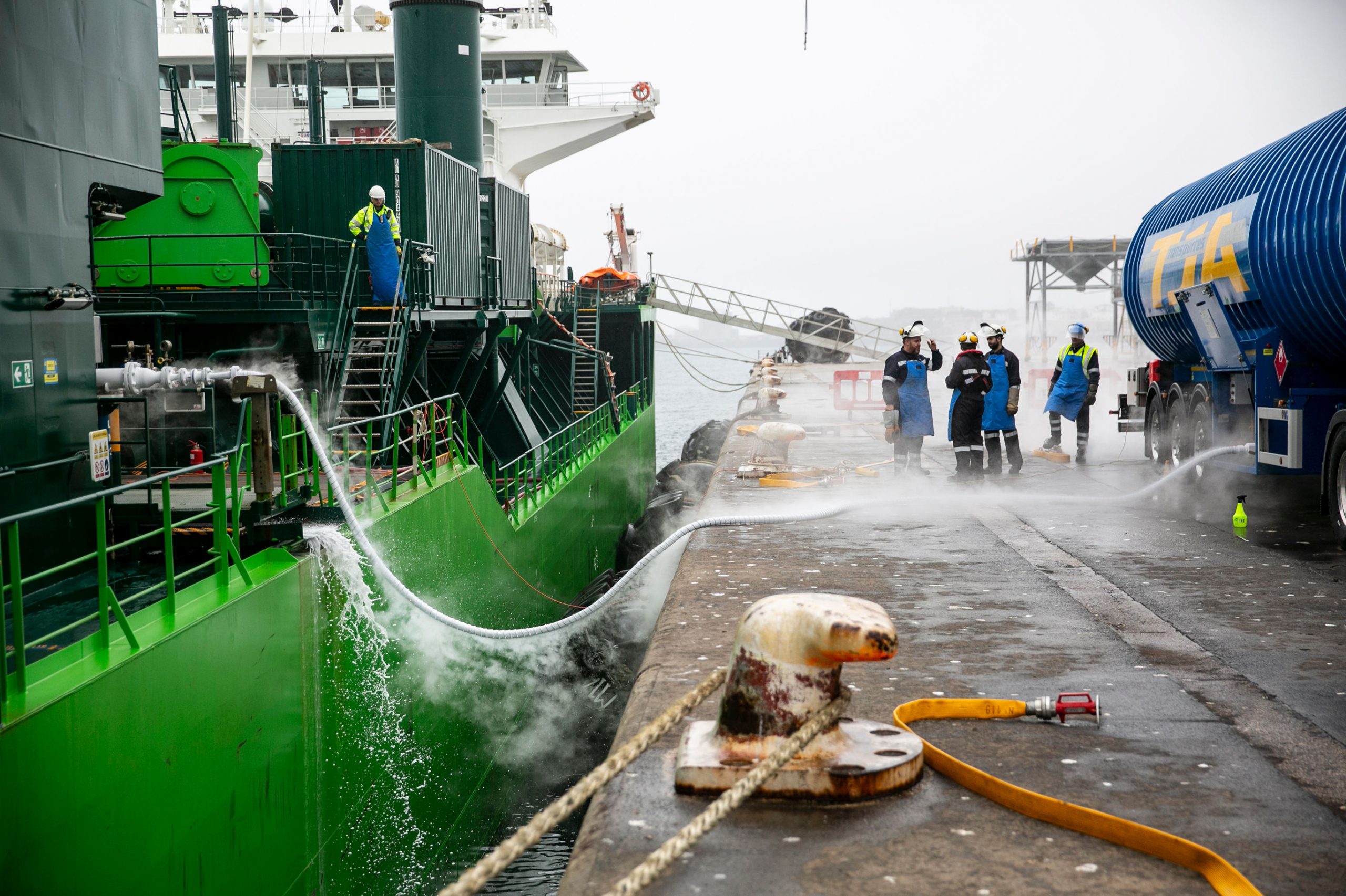 Primeiro abastecimento de GNL a um navio em Portugal