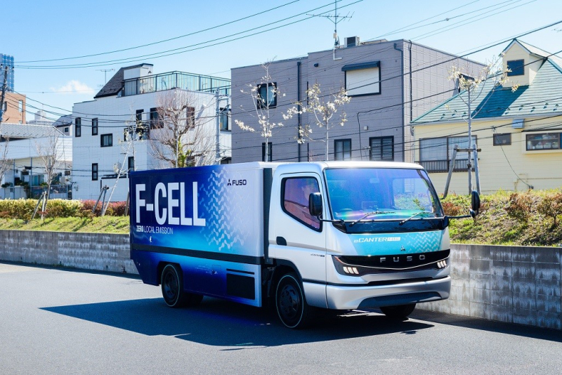 Mitsubishi Fuso prepara novo modelo de furgão a hidrogénio