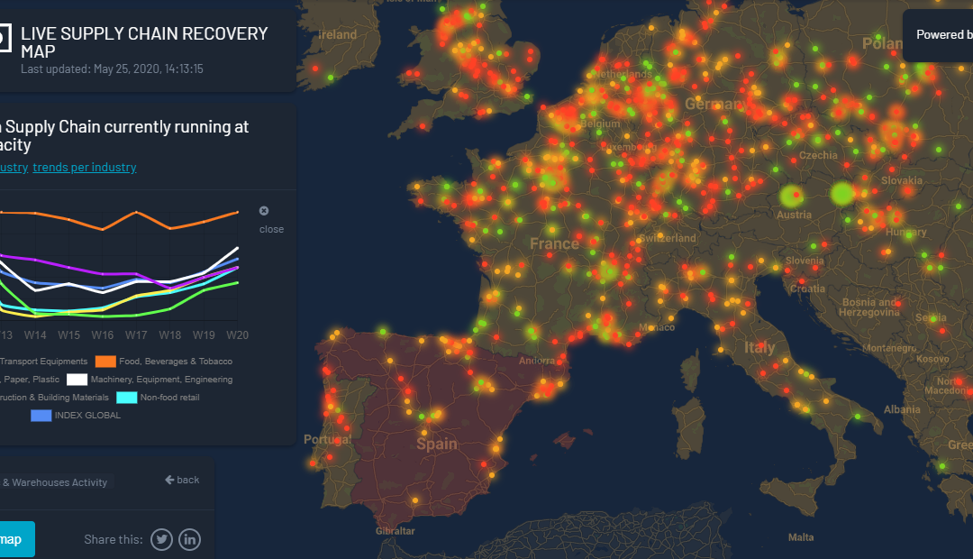 Visibilidade das supply chains em tempo real? Existe um mapa disponível