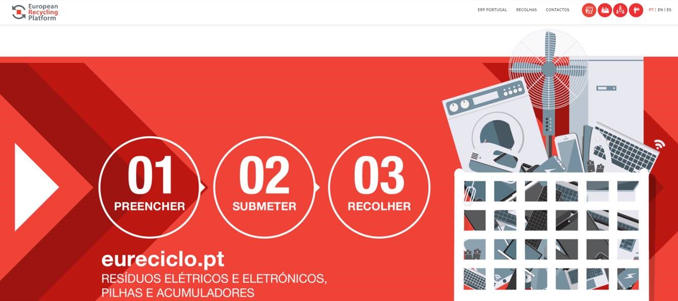 ERP Portugal lança site para facilitar recolha de equipamentos em fim de vida