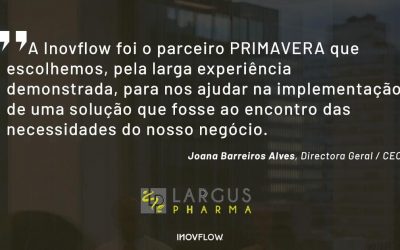 LARGUS PHARMA implementa ERP PRIMAVERA