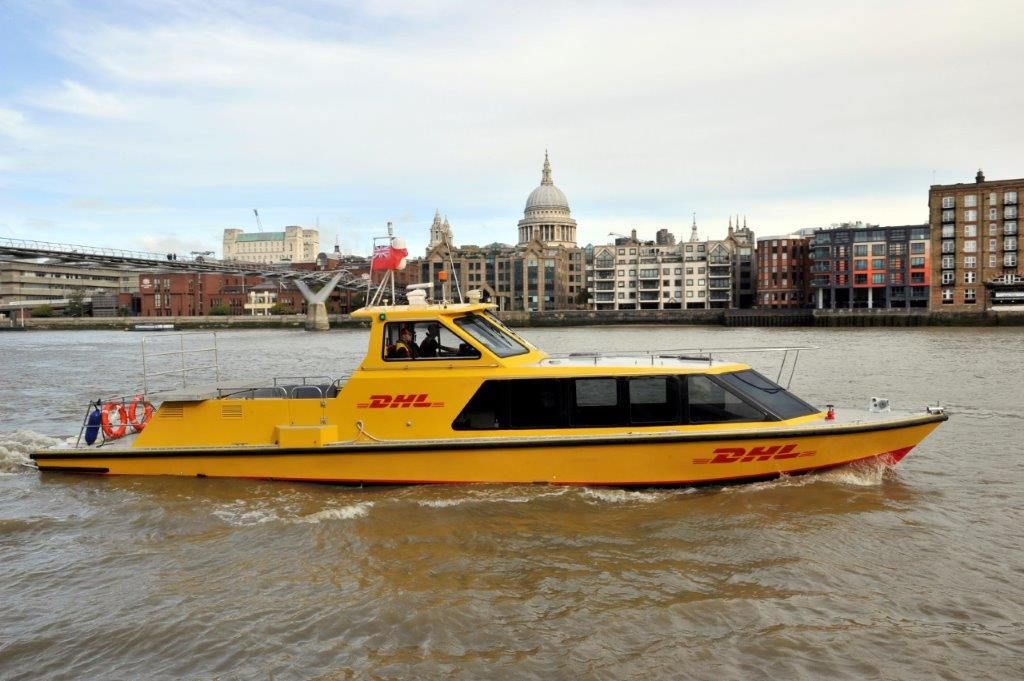DHL inaugura serviço de transporte fluvial em Londres