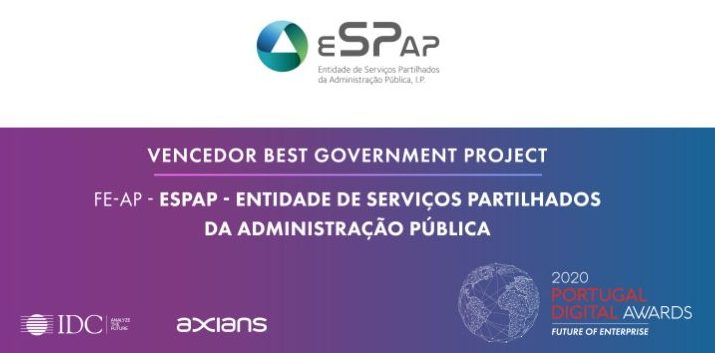 Factura Electrónica na Administração Pública distinguida no Portugal Digital Awards