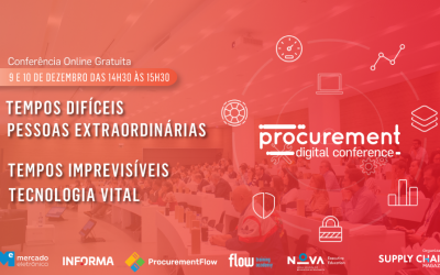 Em contagem decrescente para 2.ª Procurement DIGITAL Conference