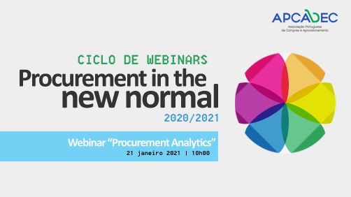 Ciclo de webinares “Procurement no novo normal” prossegue