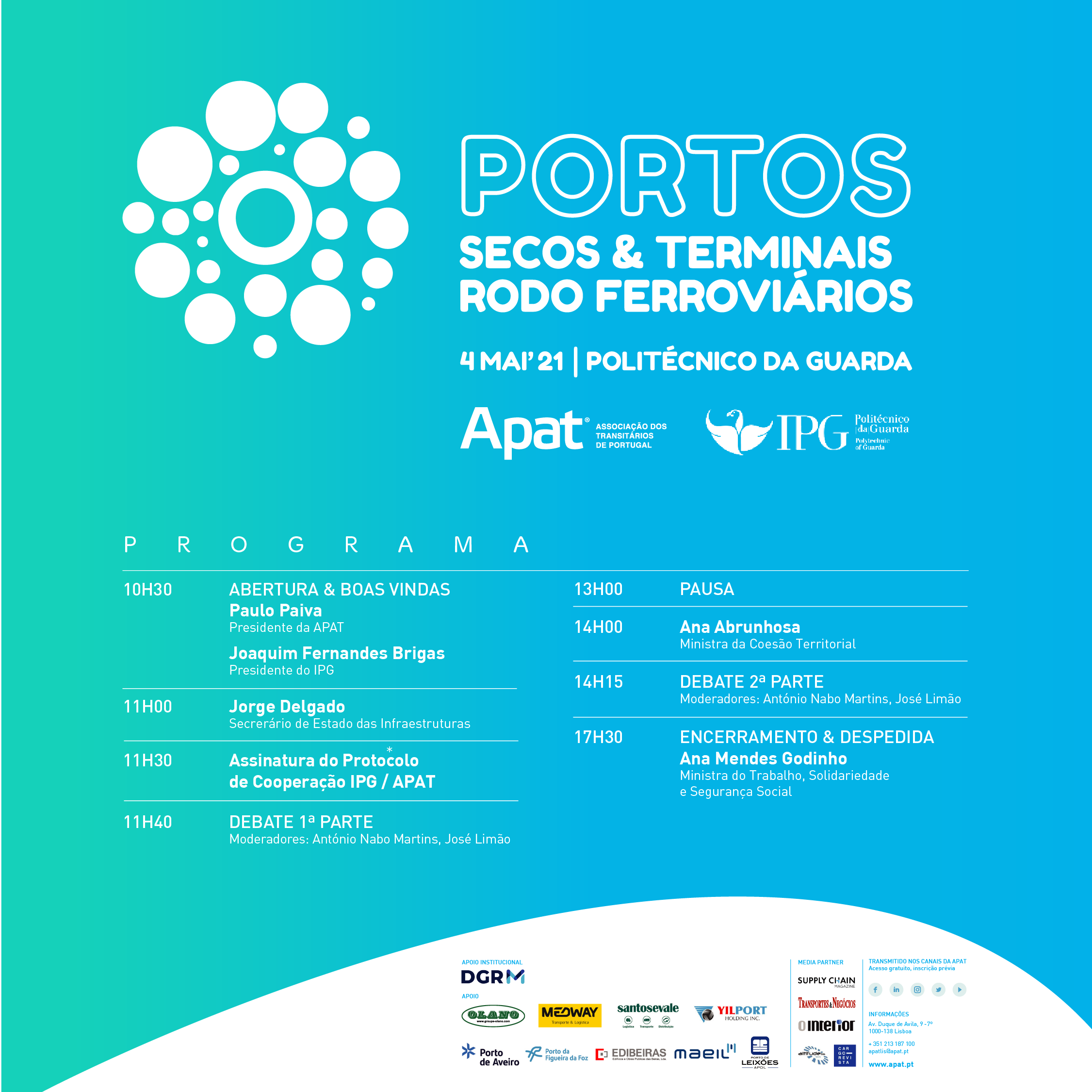 APAT promove debate sobre “Portos Secos & Terminais Logísticos rodo-ferroviários”