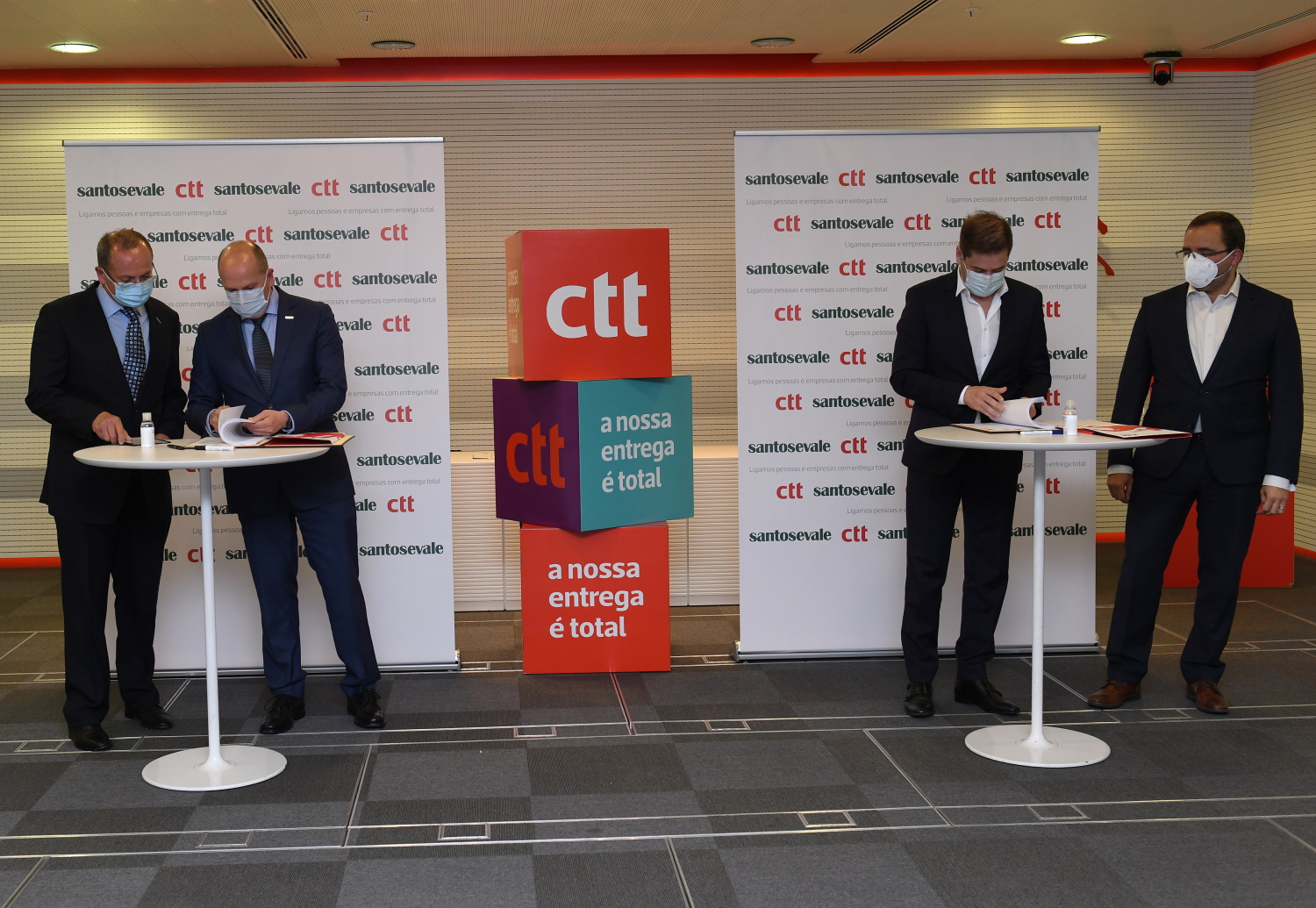Santos e Vale assina parceria com CTT para distribuição de carga