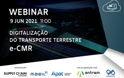 Webinar Digitalização do Transporte Terrestre e-CMR é já dia 9 de Junho