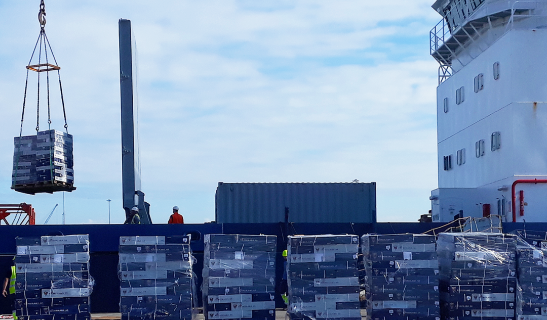 Aveiro recebe 2 mil toneladas de bacalhau da Noruega