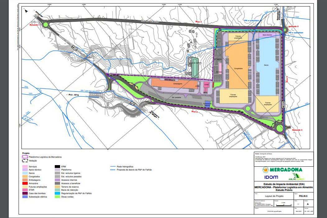 Construção de bloco logístico da Mercadona em Almeirim arranca em 2022