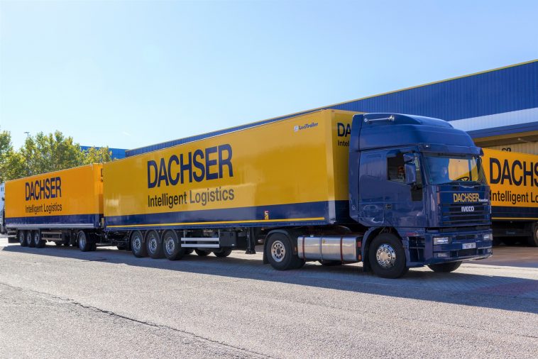 Arranca operação diária da Dachser em Espanha com o “duo trailer”