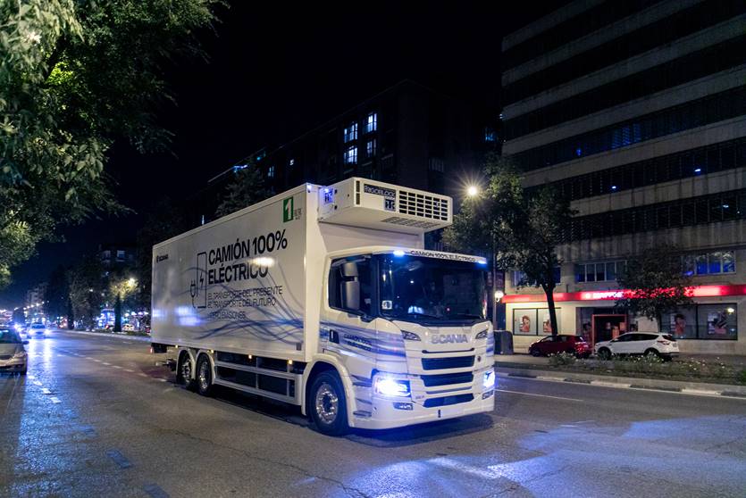 Mercadona testa camião 100% eléctrico