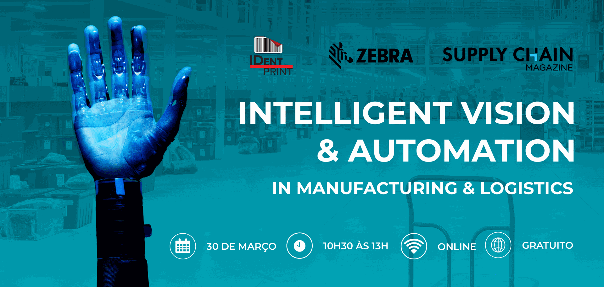 Webinar aborda automação e visão artificial para a produção e logística