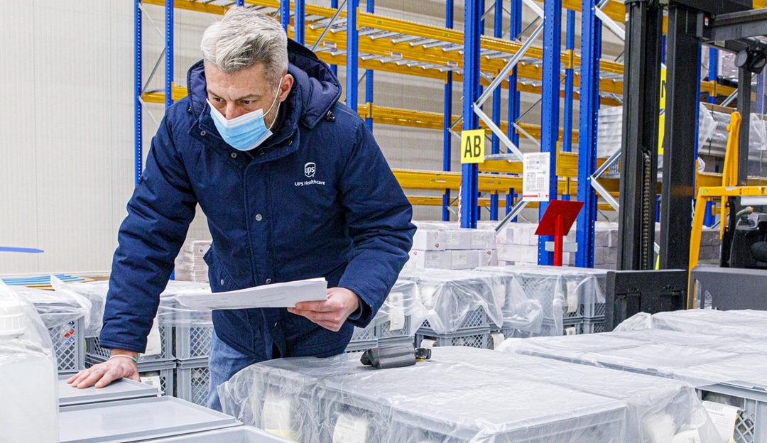UPS distribui vacinas da Novavax na UE