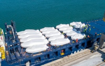 Brunswick Marine expede primeira carga de projeto a partir de Viana do Castelo