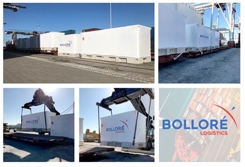 Bolloré Logistics Portugal transporta power stations para os PALOP