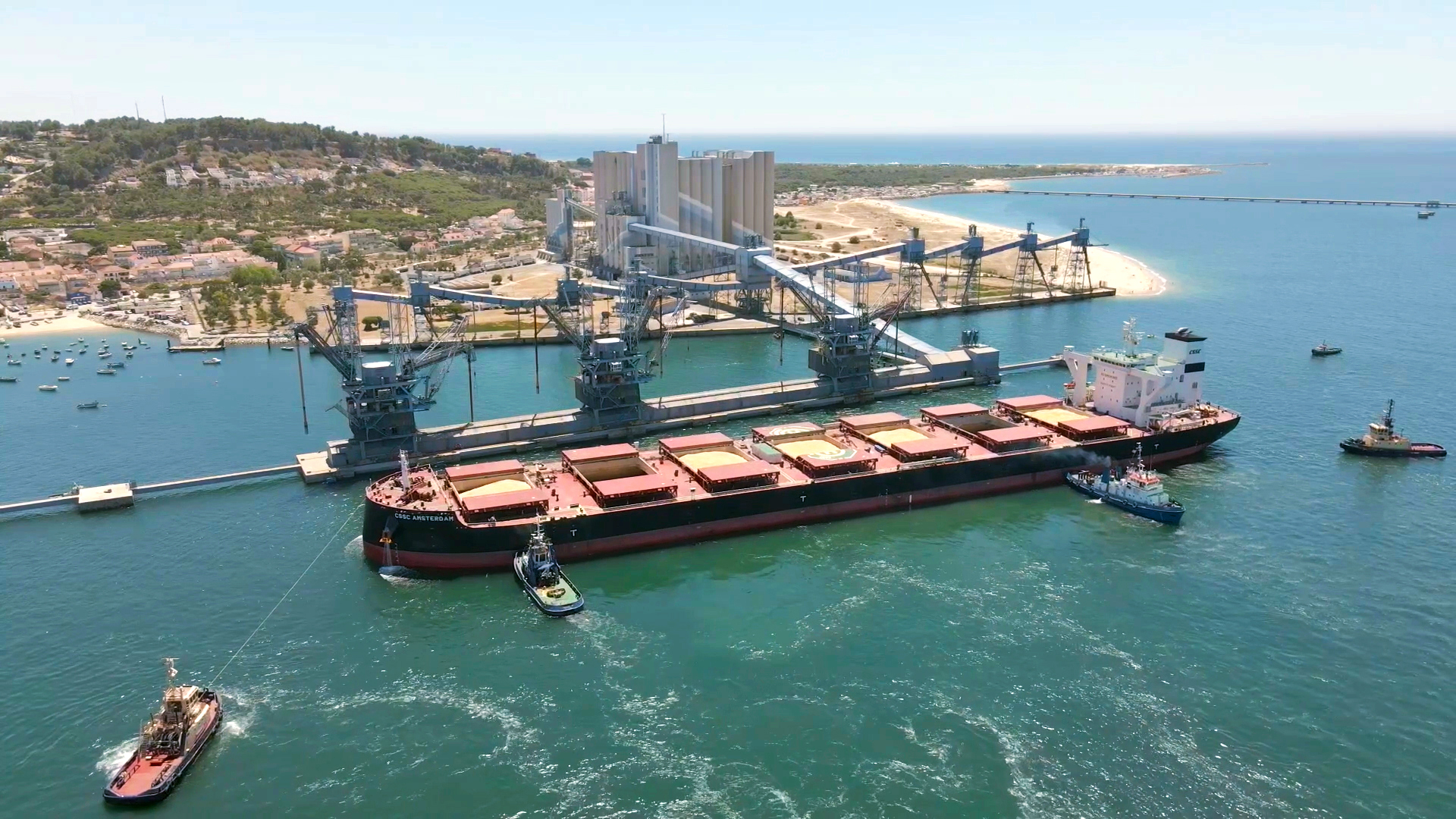 SILOPOR movimenta quantidade recorde de milho no Porto de Lisboa