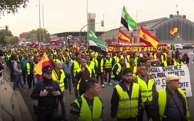 Protesto dos transportadores espanhóis pode colocar abastecimento a Portugal em causa