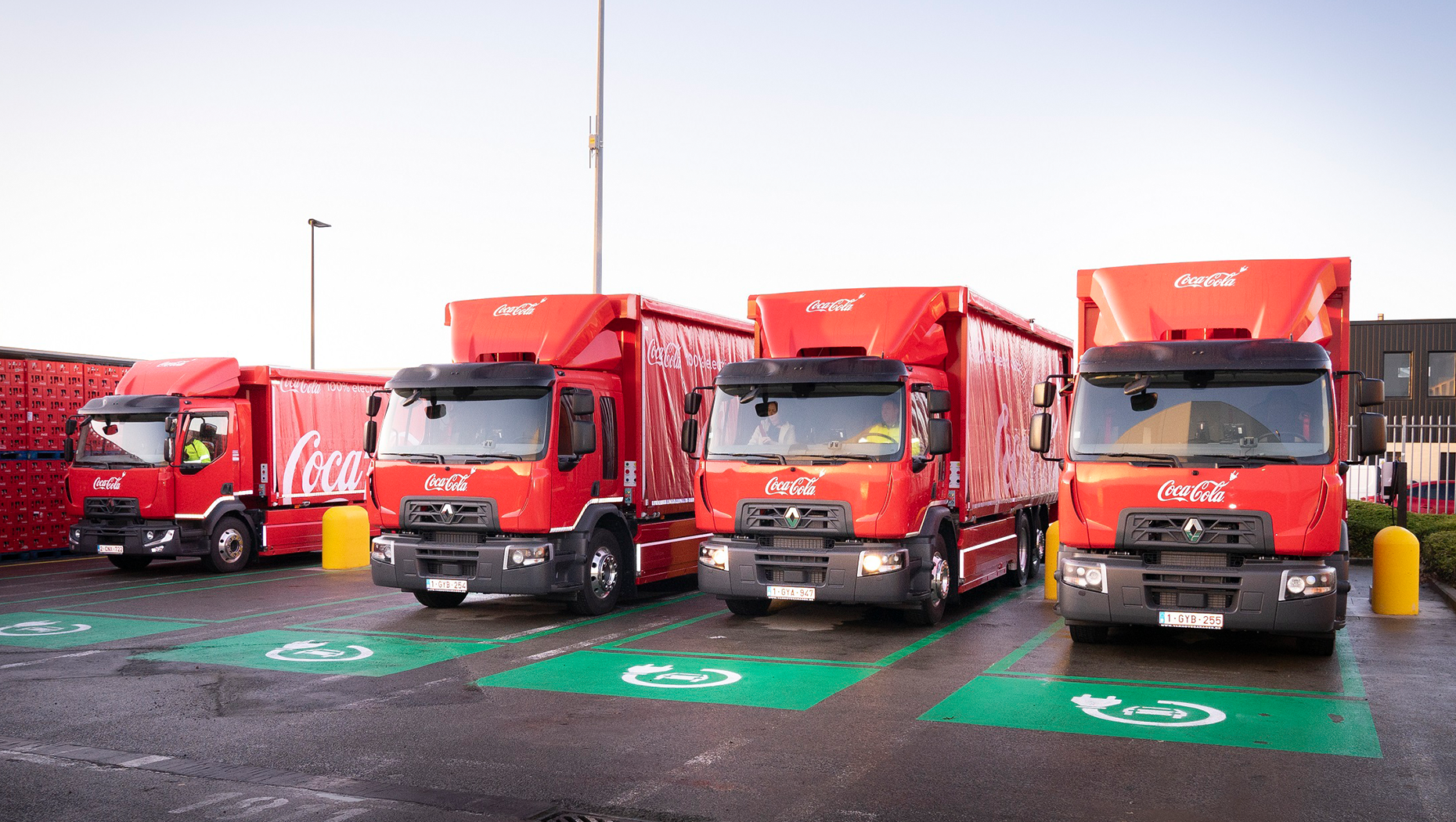 Coca-Cola inicia distribuição na Bélgica com veículos elétricos