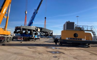 Aveiport adquire nova grua para melhorar produtividade nas operações de granéis