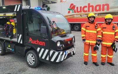 Auchan tem novo veículo elétrico na plataforma logística