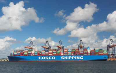 COSCO Shipping lança solução digital para transporte Europa-China