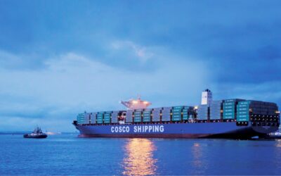 Já partiu o navio da Cosco Shipping entre a Europa e a América do Sul