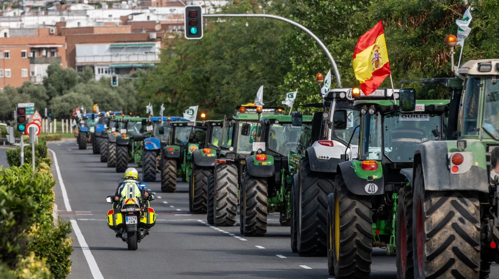 Protestos de agricultores espanhóis impactam distribuição