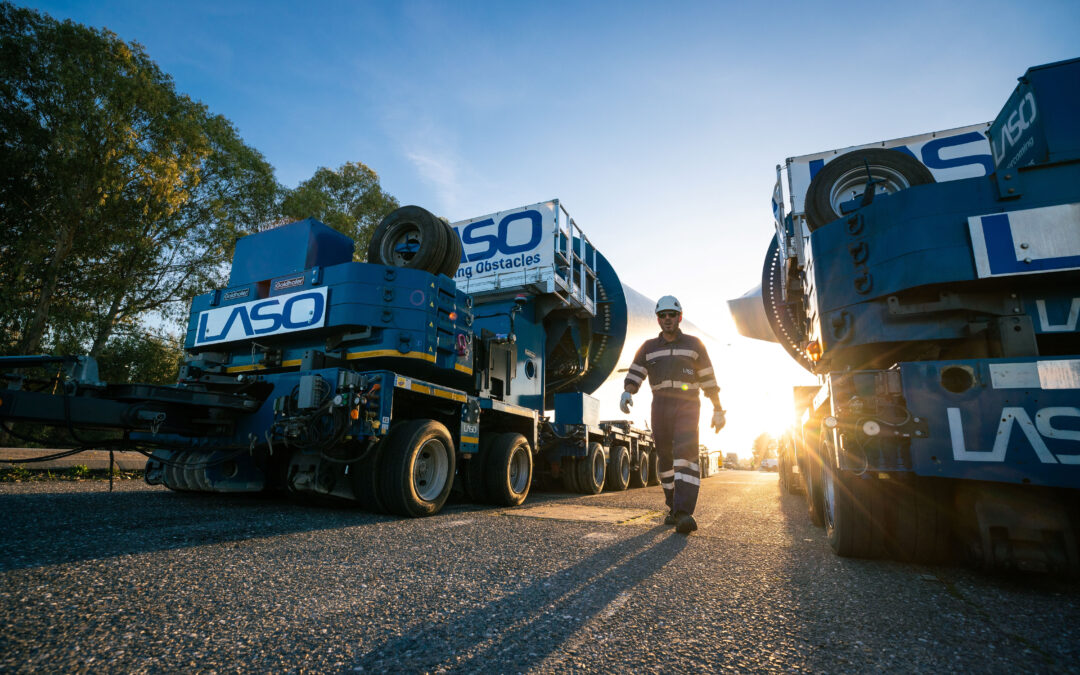 Laso transporta 60 componentes eólicos para parque na Gardunha