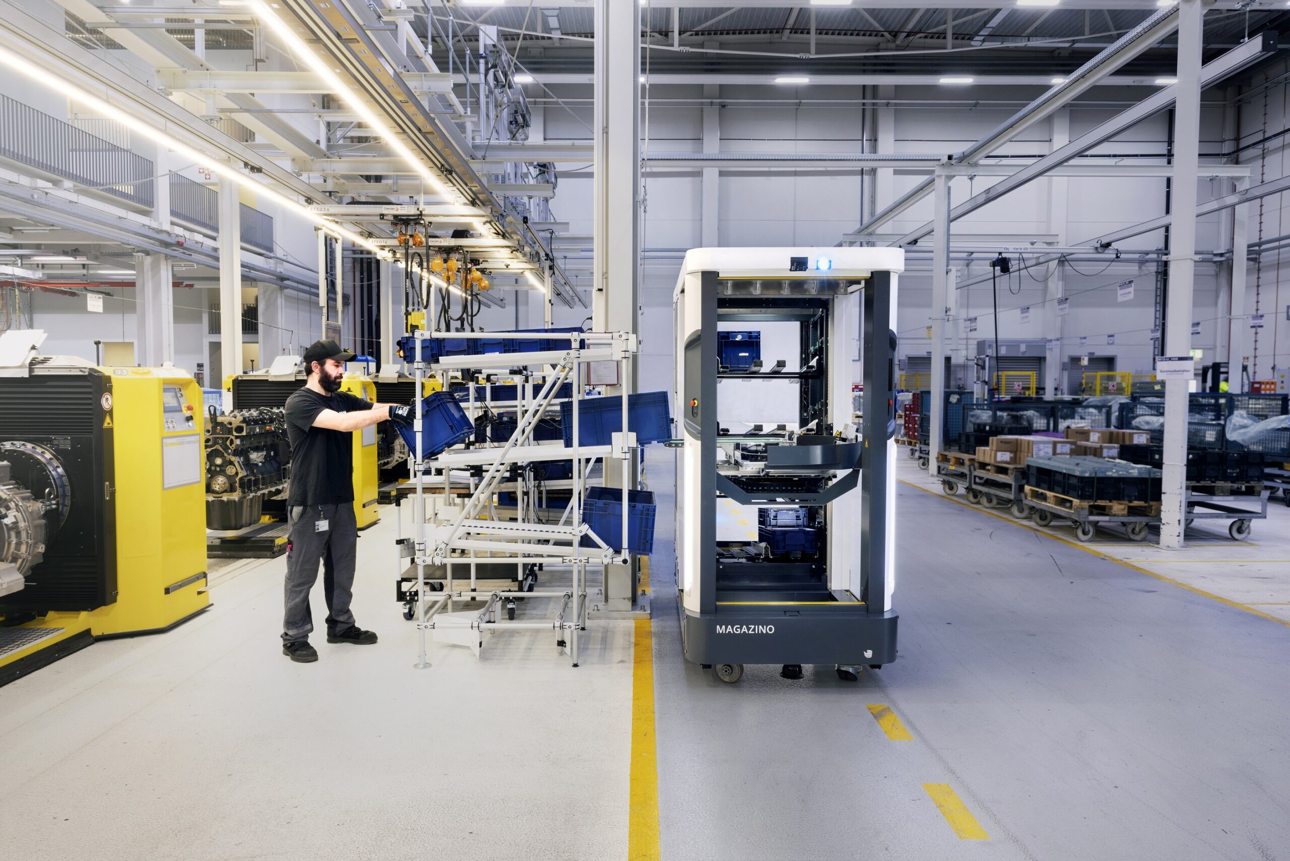 MAN automatiza logística de produção com robôs móveis da Magazino