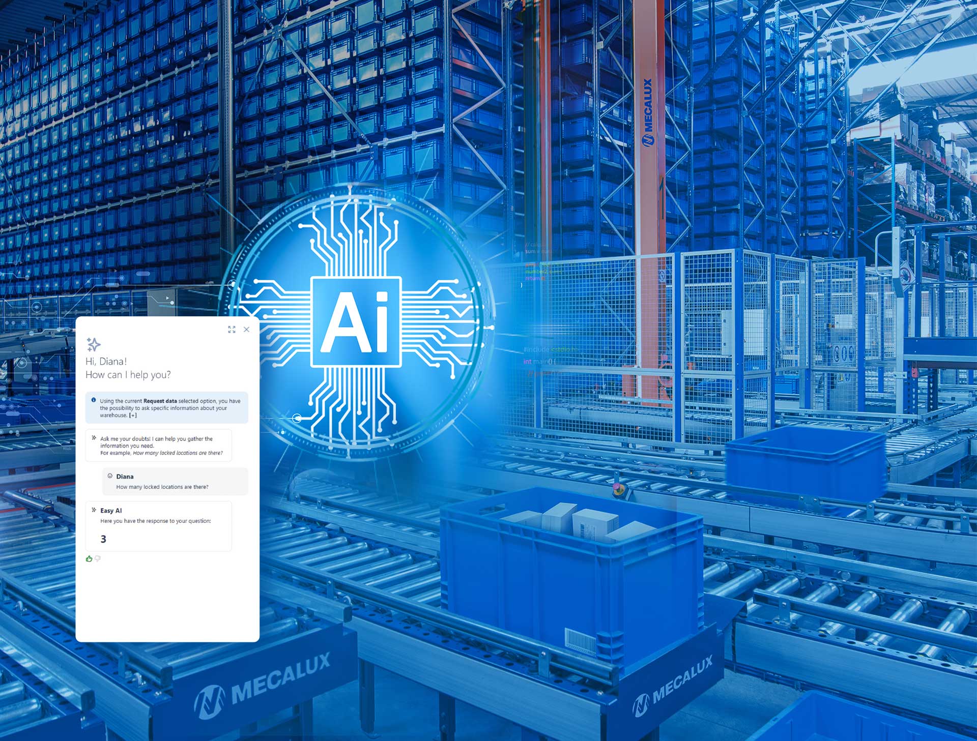 Mecalux incorpora IA generativa no sistema de gestão de armazém Easy WMS