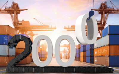 Igus alcança marco global: 2.000 gruas STS equipadas com calhas articuladas