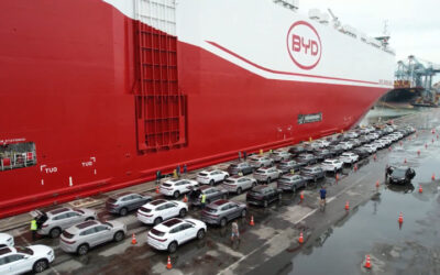 BYD: Porto de Itajaí recebe megaoperação automóvel