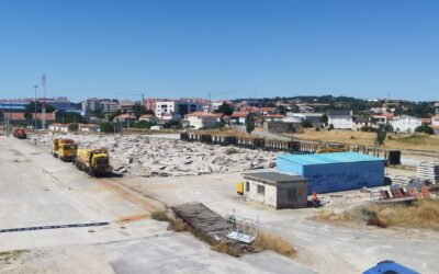 Começaram as obras no Porto Seco da Guarda