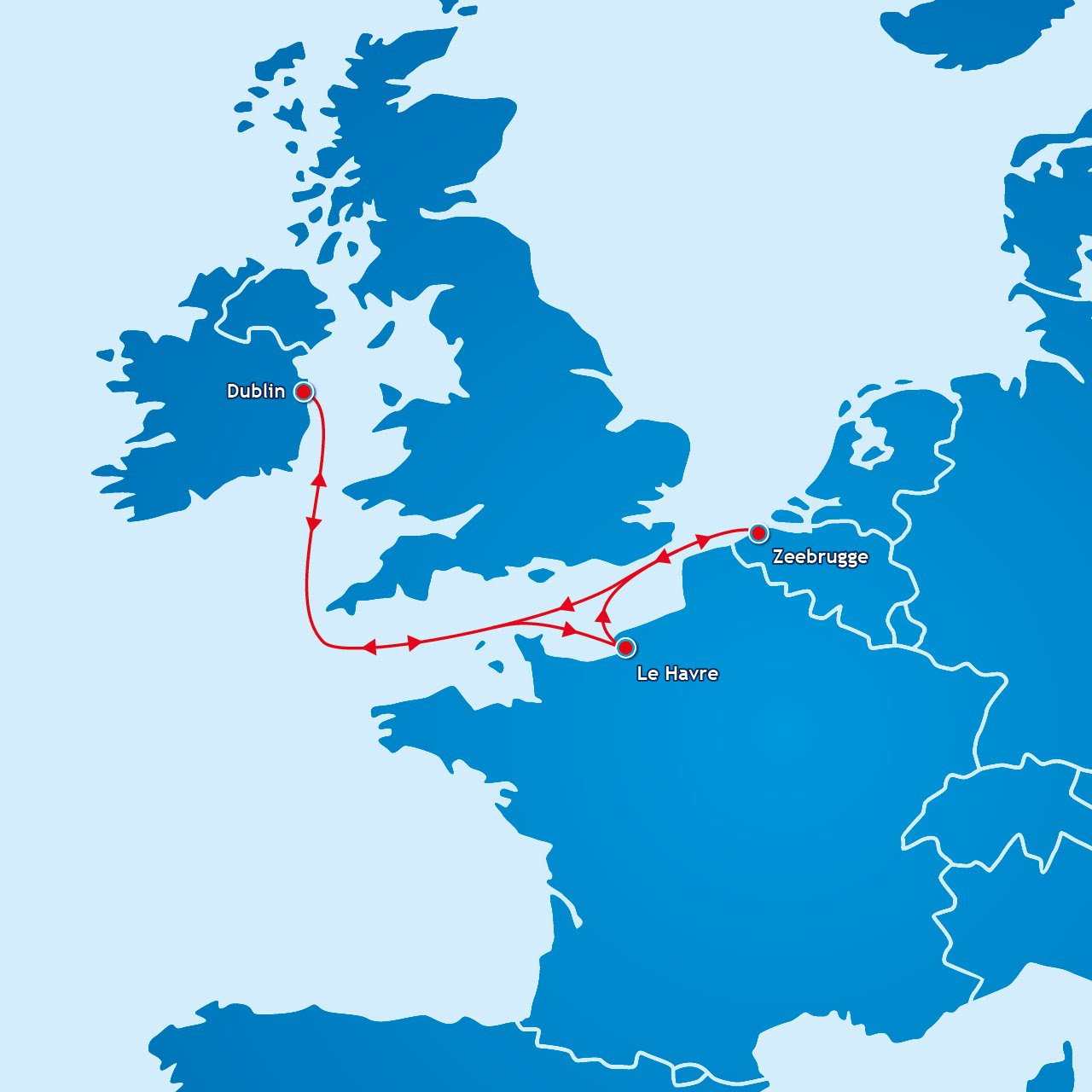 WEC Lines lança novo serviço entre Irlanda, França e Bélgica