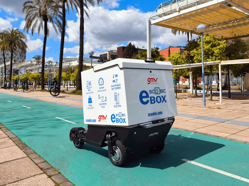 GMV e Scoobic lançam veículo autónomo para logística urbana