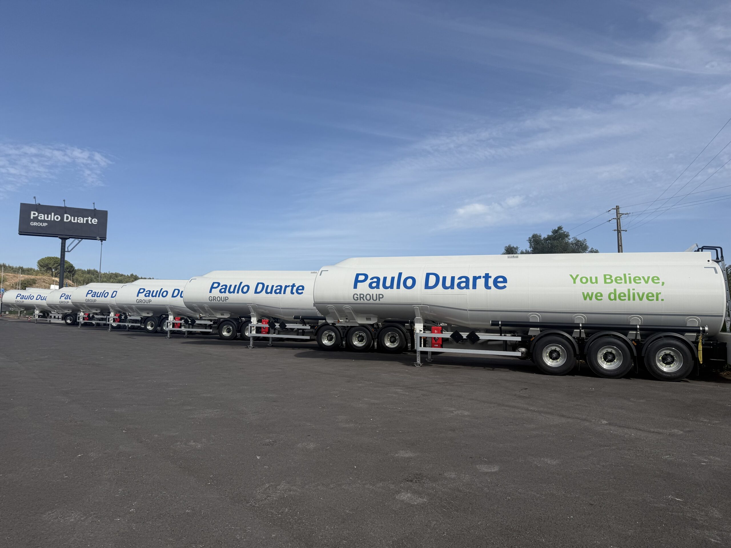 Grupo Paulo Duarte investe 3,3 milhões de euros na renovação da frota de transporte de energia